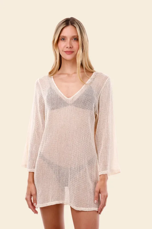 Ivory Malla Mar Apogeo Dress sold by Malai Swimwear