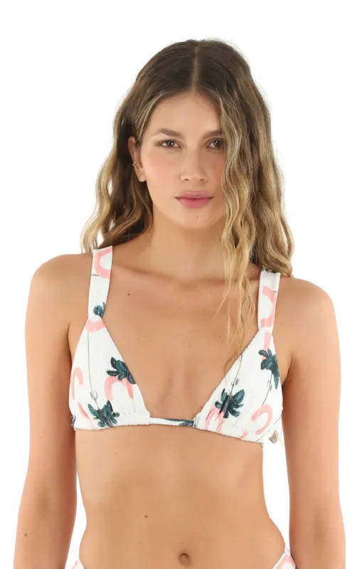 Untamed Lizzy Triangle Top sold by Malai Swimwear
