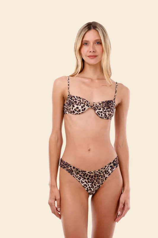 Wavy Animal Tori Top sold by Malai Swimwear