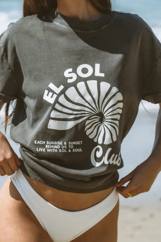 El Sol Club Oversize T-Shirt sold by Malai Swimwear