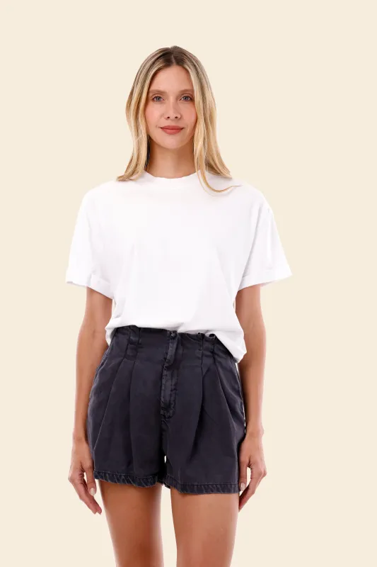 Black Estelar Short sold by Malai Swimwear