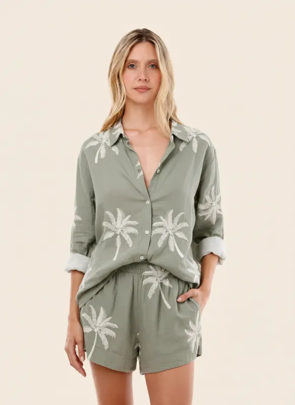 Palm Breeze Vera Shirt sold by Malai Swimwear