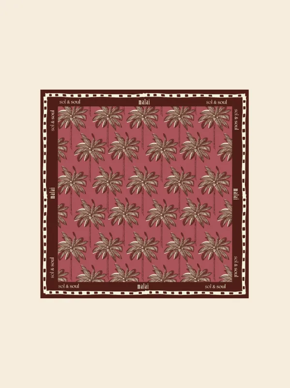 Tropical Wine Bandana sold by Malai Swimwear