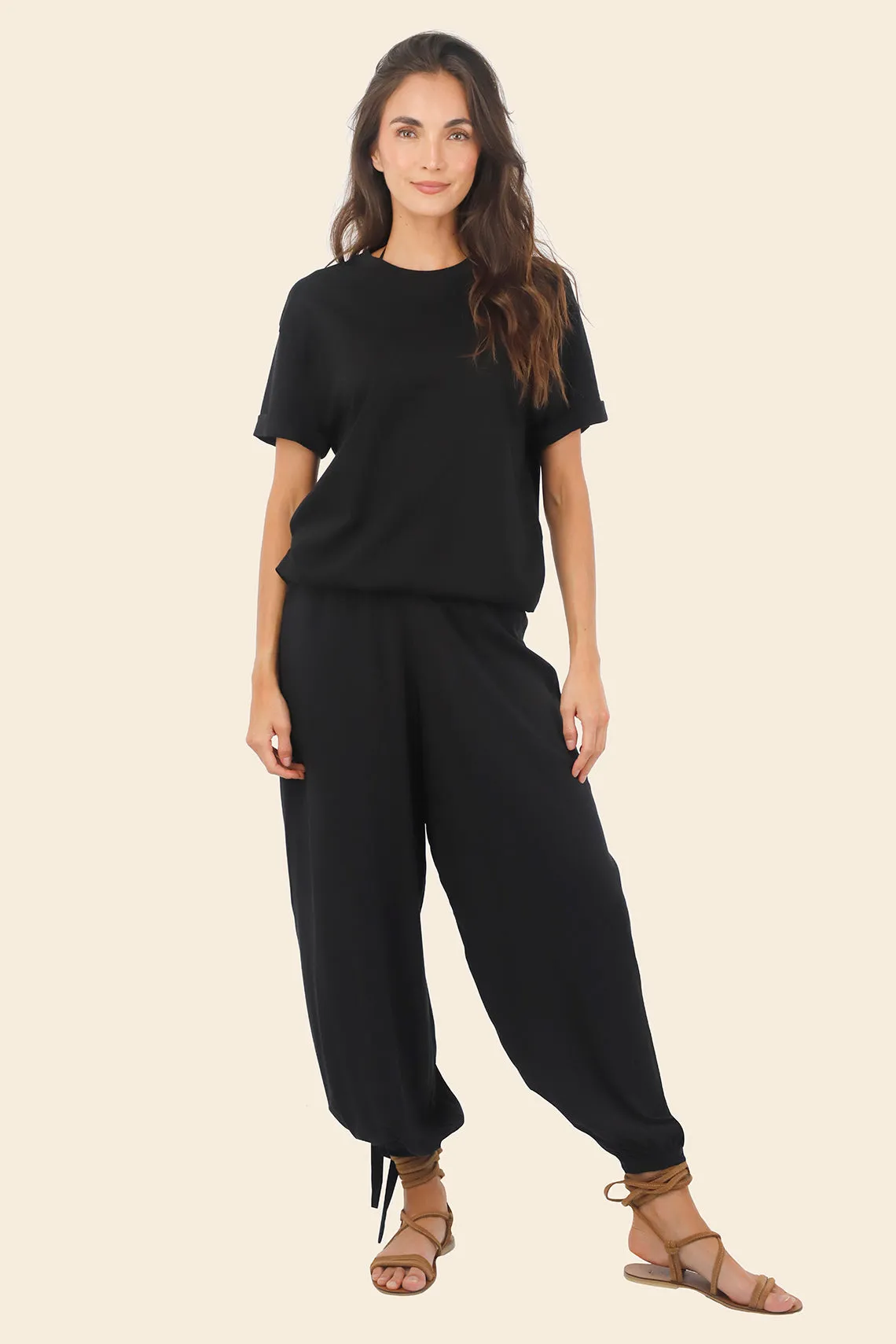 Black Dune Pant sold by Malai Swimwear product image thumbnail 3