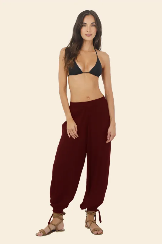 Barn Red Dune Pant made by Malai Swimwear