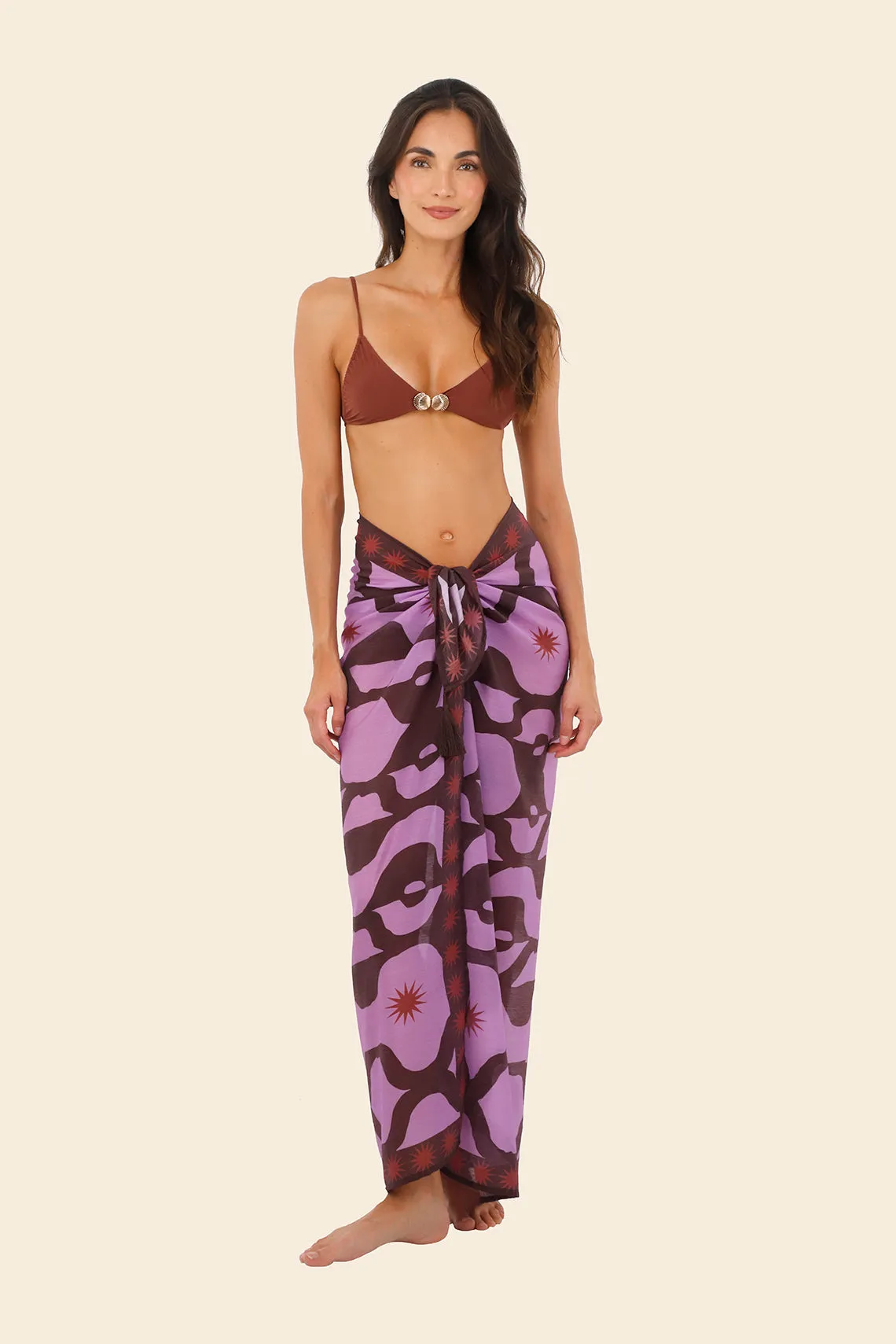 Brush Flame The Must Pareo sold by Malai Swimwear