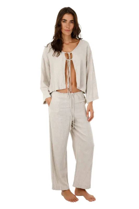 Linen Seed Hoopla Pant sold by Malai Swimwear