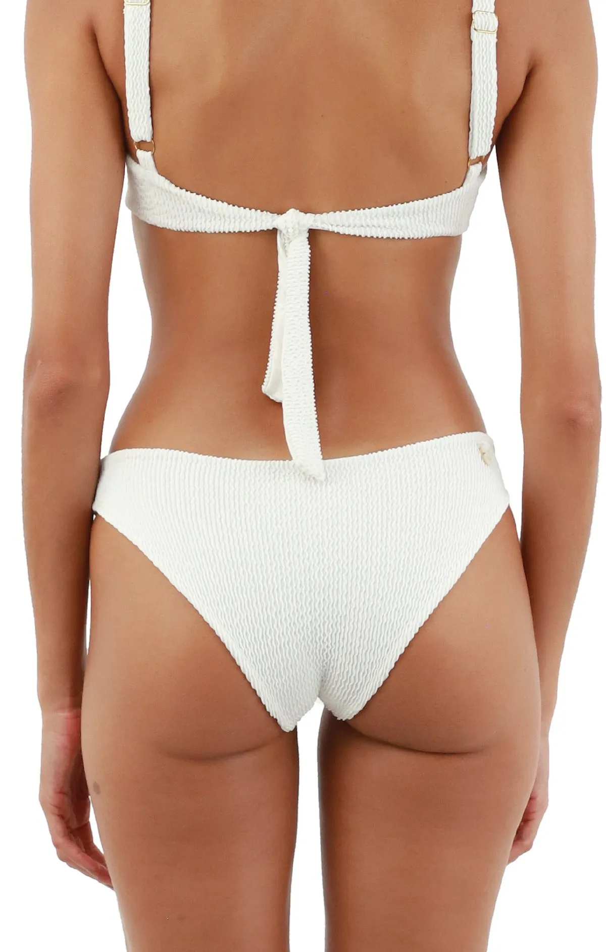 Textured Wave Eco White Neo Paramount Bottom sold by Malai Swimwear product image thumbnail 3