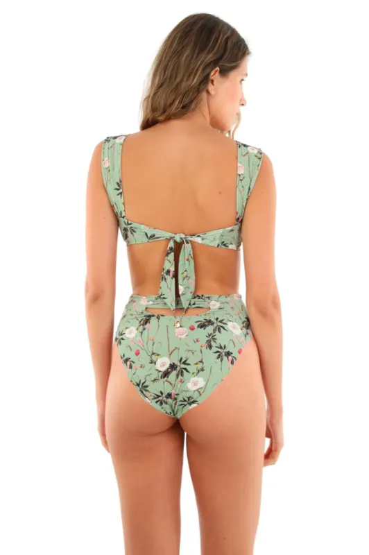 Blooming Garden Moon Bay Bottom sold by Malai Swimwear