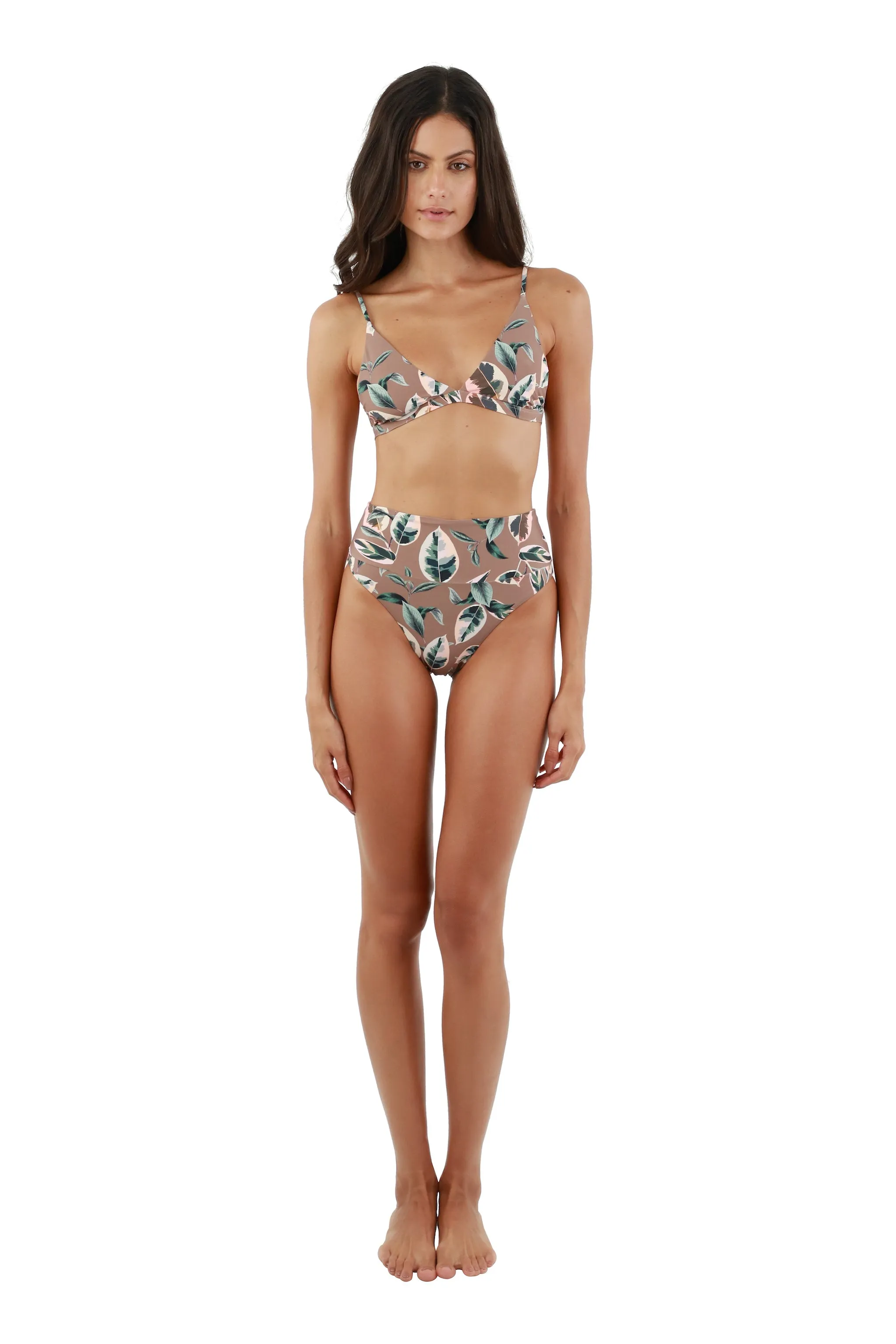 Calathea Sun Constance Triangle sold by Malai Swimwear