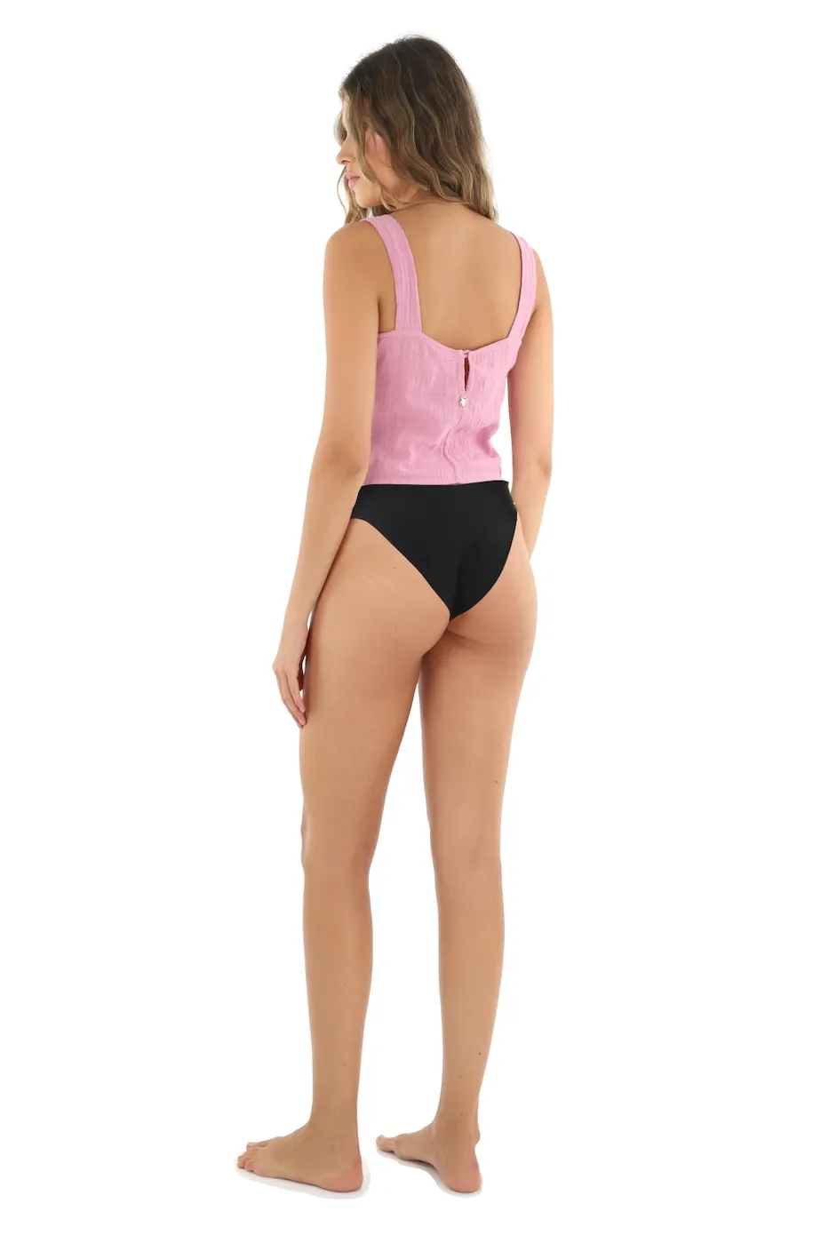 Slate Violet Banita Crop Top sold by Malai Swimwear product image thumbnail 2