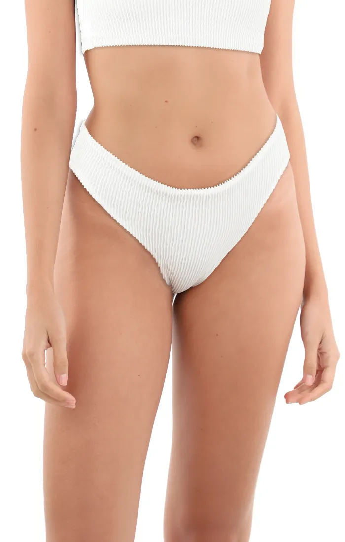 Textured Wave White Paramount Bottom sold by Malai Swimwear product image thumbnail 2