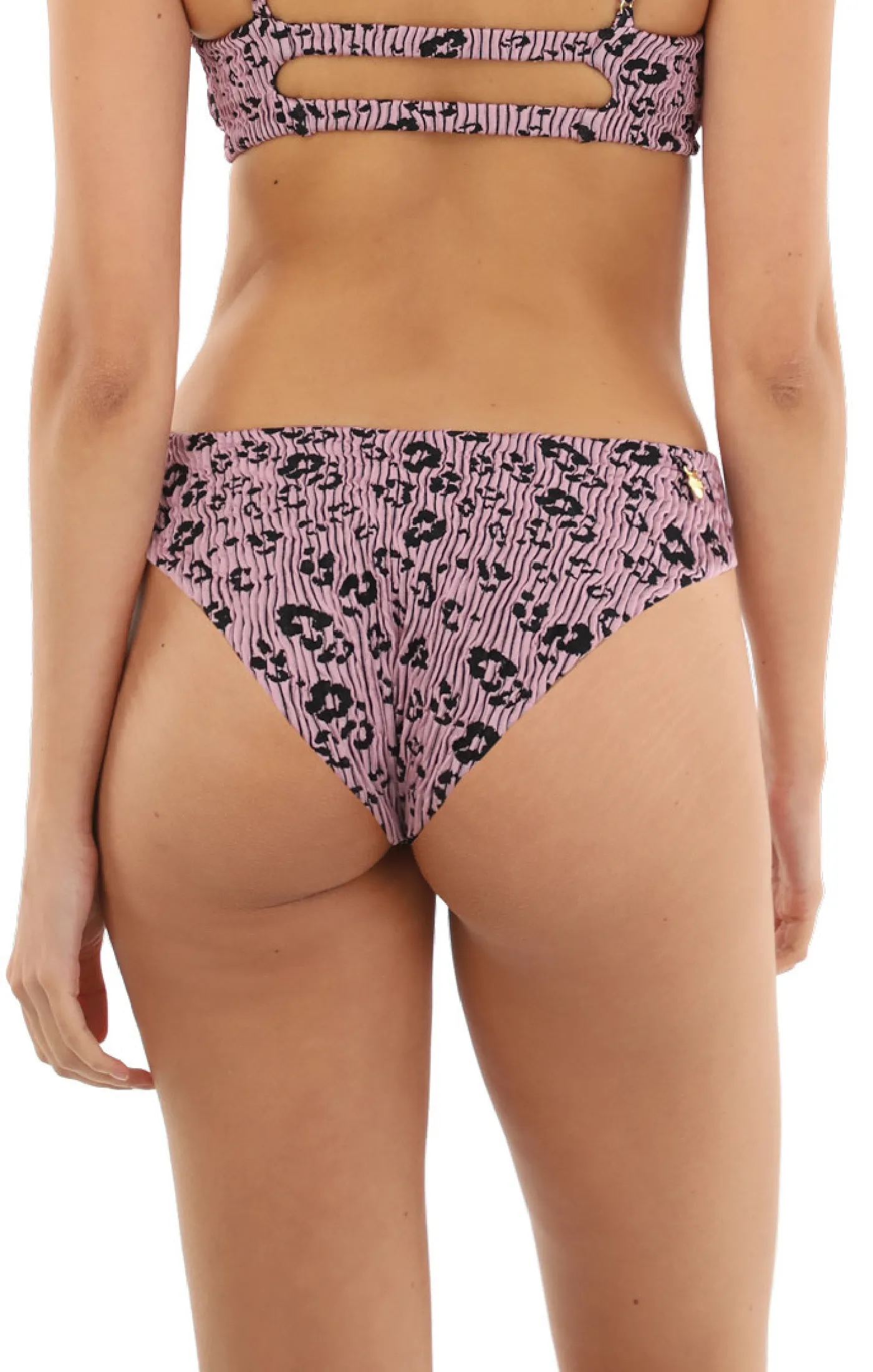 Violet Textured Savage Paramount Bottom sold by Malai Swimwear