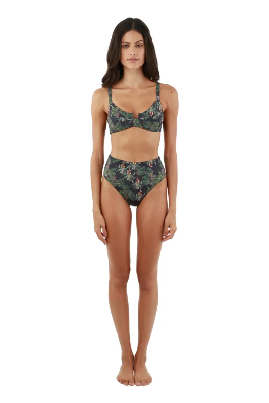 Tropical Palms Majestic Top sold by Malai Swimwear