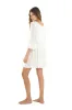 White Lox Dress sold by Malai Swimwear