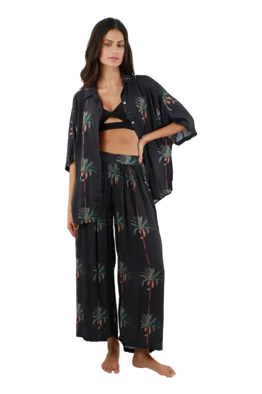 Tropical Palms Flawless Pants sold by Malai Swimwear