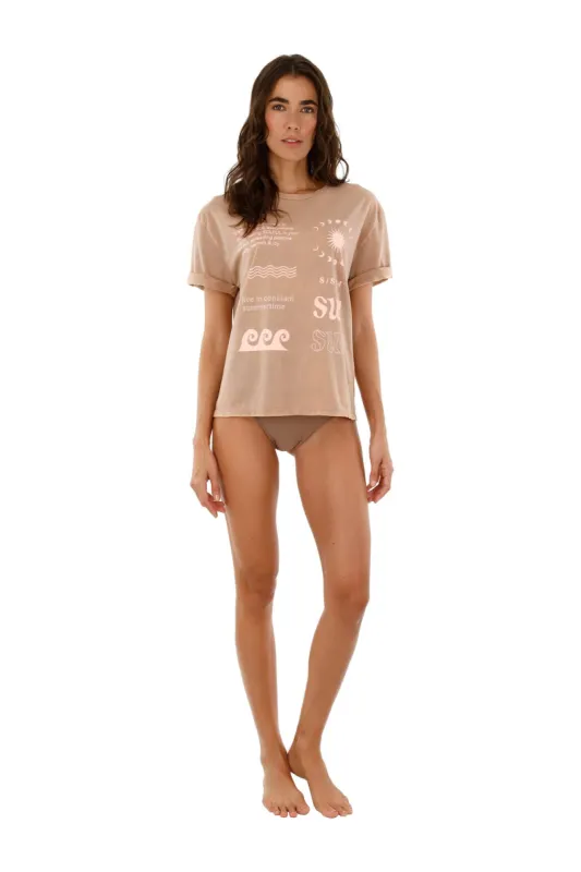 Summertime Oversize T-Shirt sold by Malai Swimwear