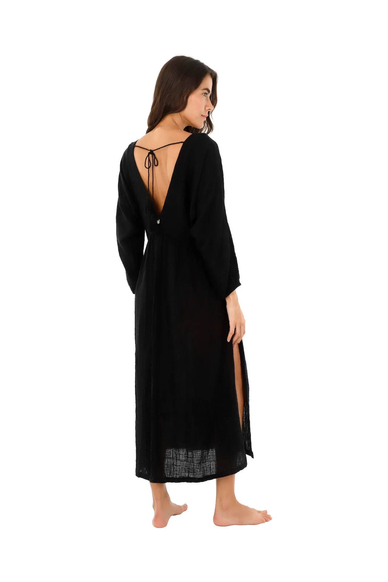 Black Easy Dress sold by Malai Swimwear product image thumbnail 2