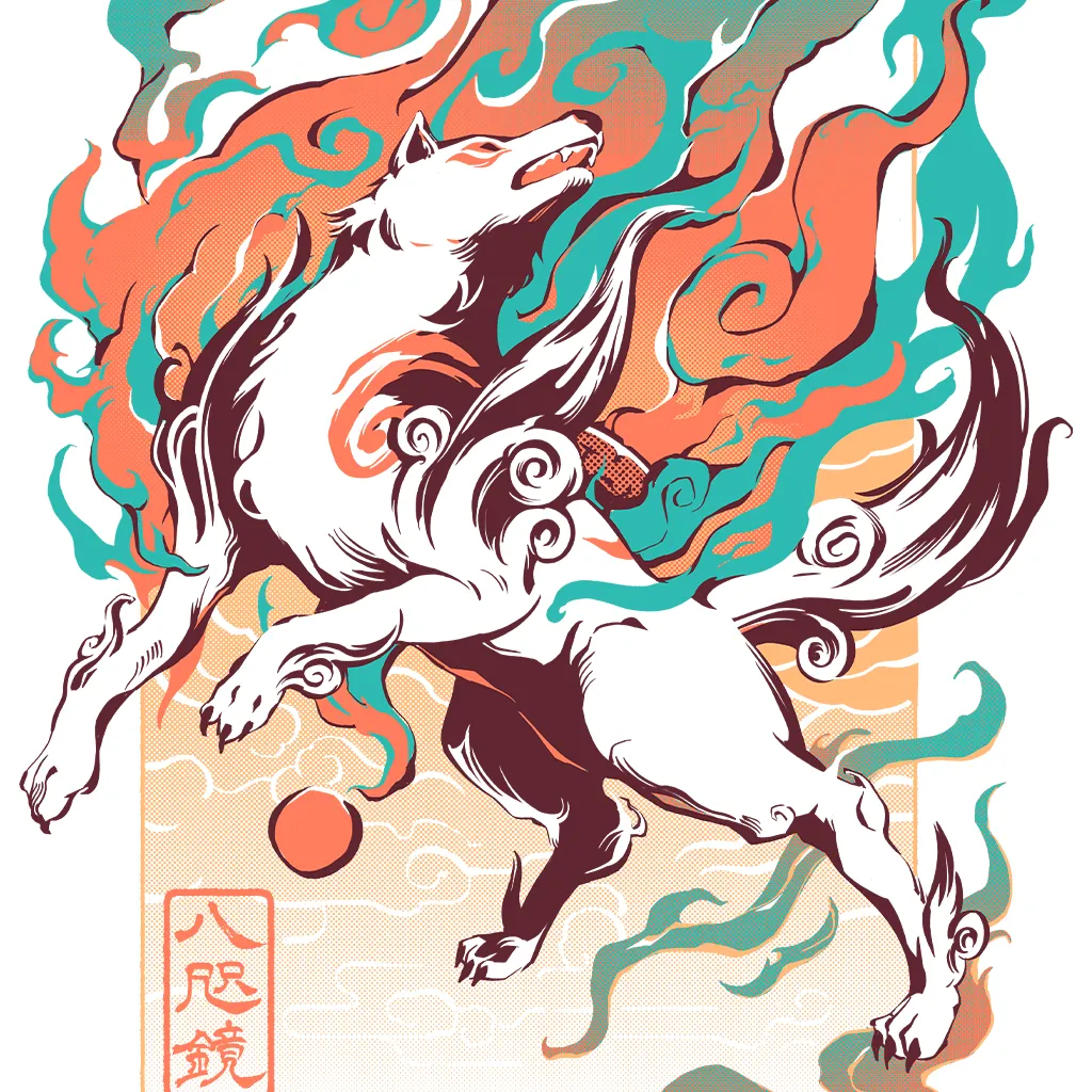 Solar Flare Long-Sleeved Shirt sold by Fangamer