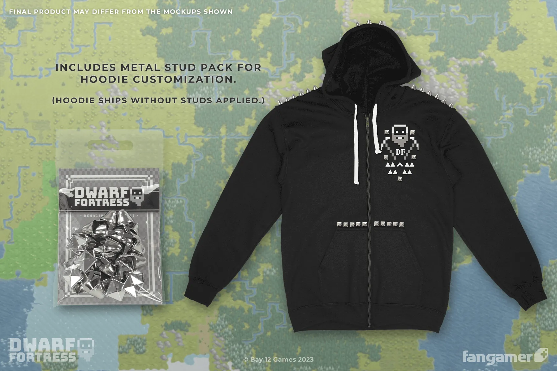 Menacingly Spiked Hoodie sold by Fangamer product image thumbnail 4
