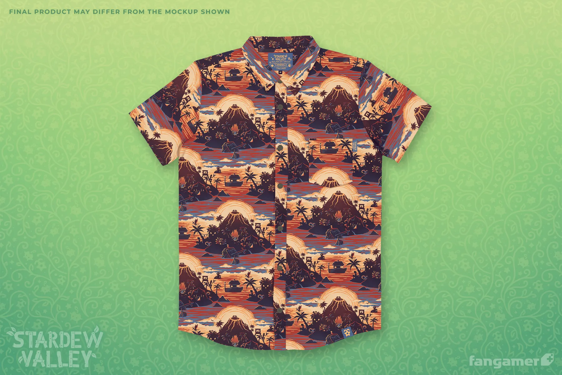 Ginger Island Resort Button Up Shirt sold by Fangamer product image thumbnail 3