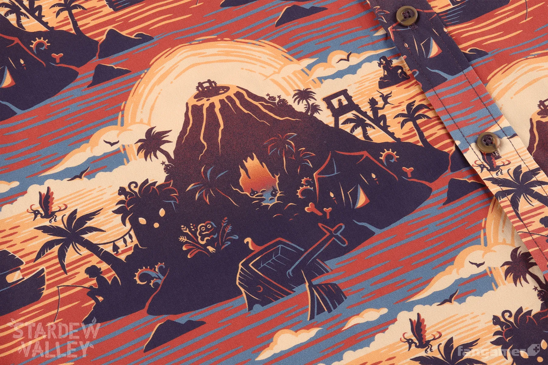 Ginger Island Resort Button Up Shirt sold by Fangamer product image thumbnail 5