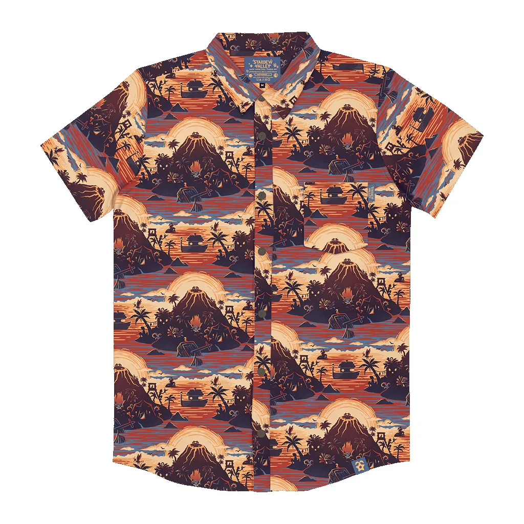 Ginger Island Resort Button Up Shirt sold by Fangamer product image thumbnail 2