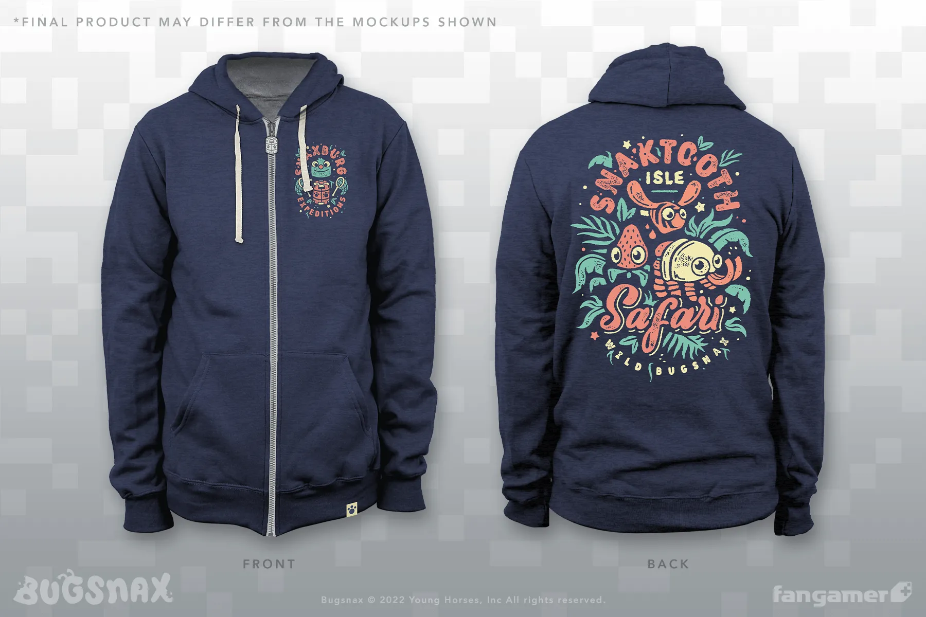 Snaktooth Safari Hoodie sold by Fangamer product image thumbnail 3