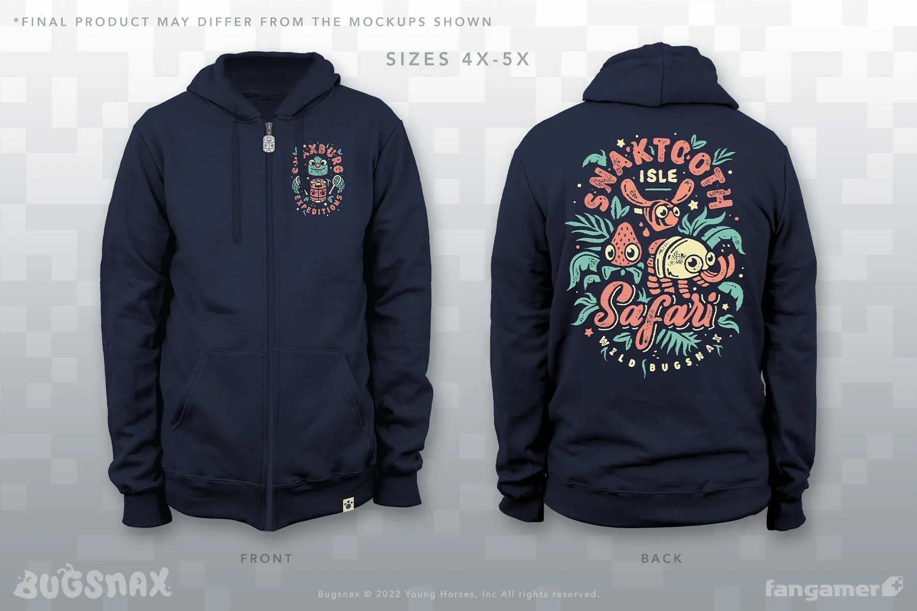 Snaktooth Safari Hoodie sold by Fangamer product image thumbnail 4