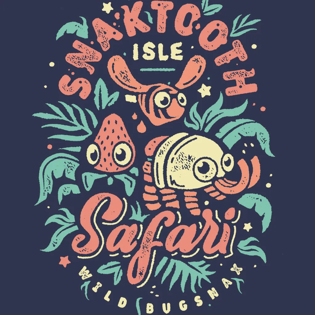 Snaktooth Safari Hoodie sold by Fangamer