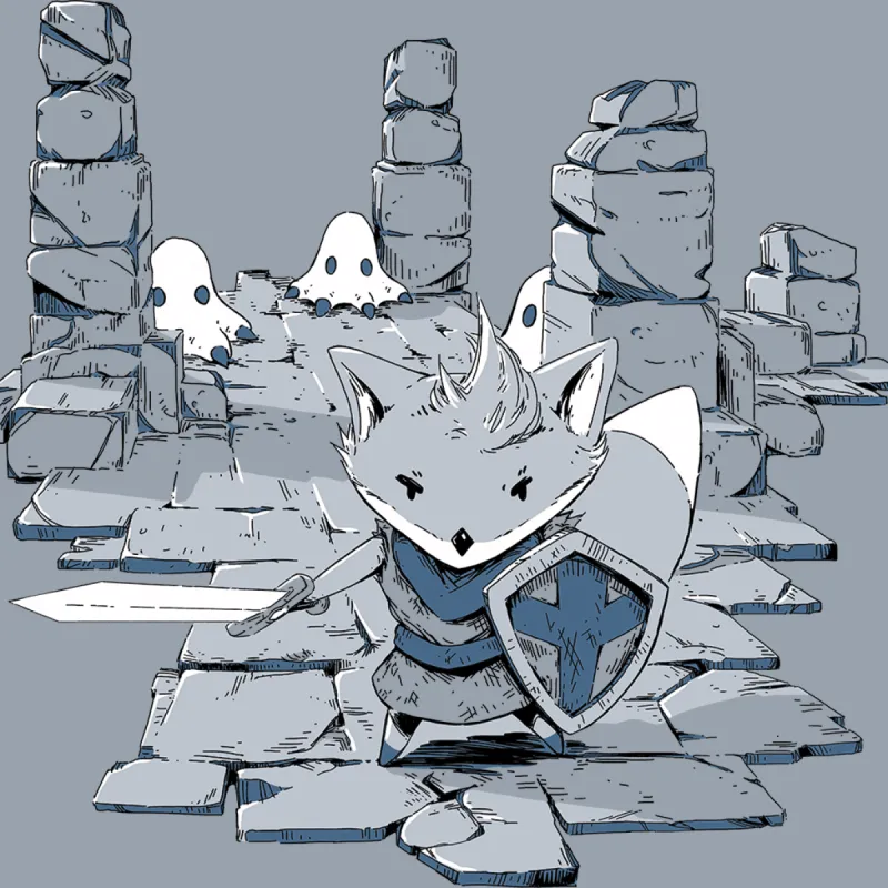 Shady Ruins Long-Sleeved Shirt sold by Fangamer