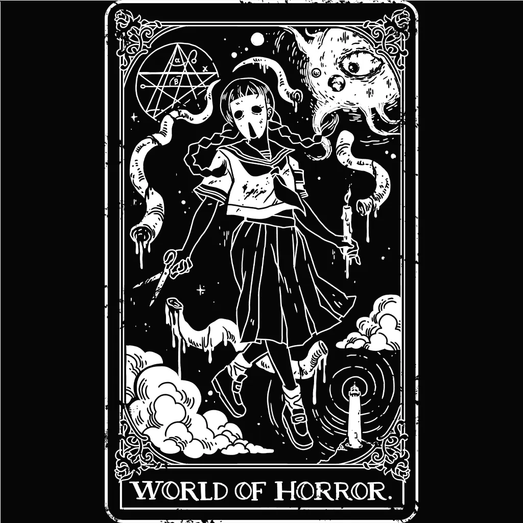 Ominous Tarot Long-Sleeved Shirt sold by Fangamer