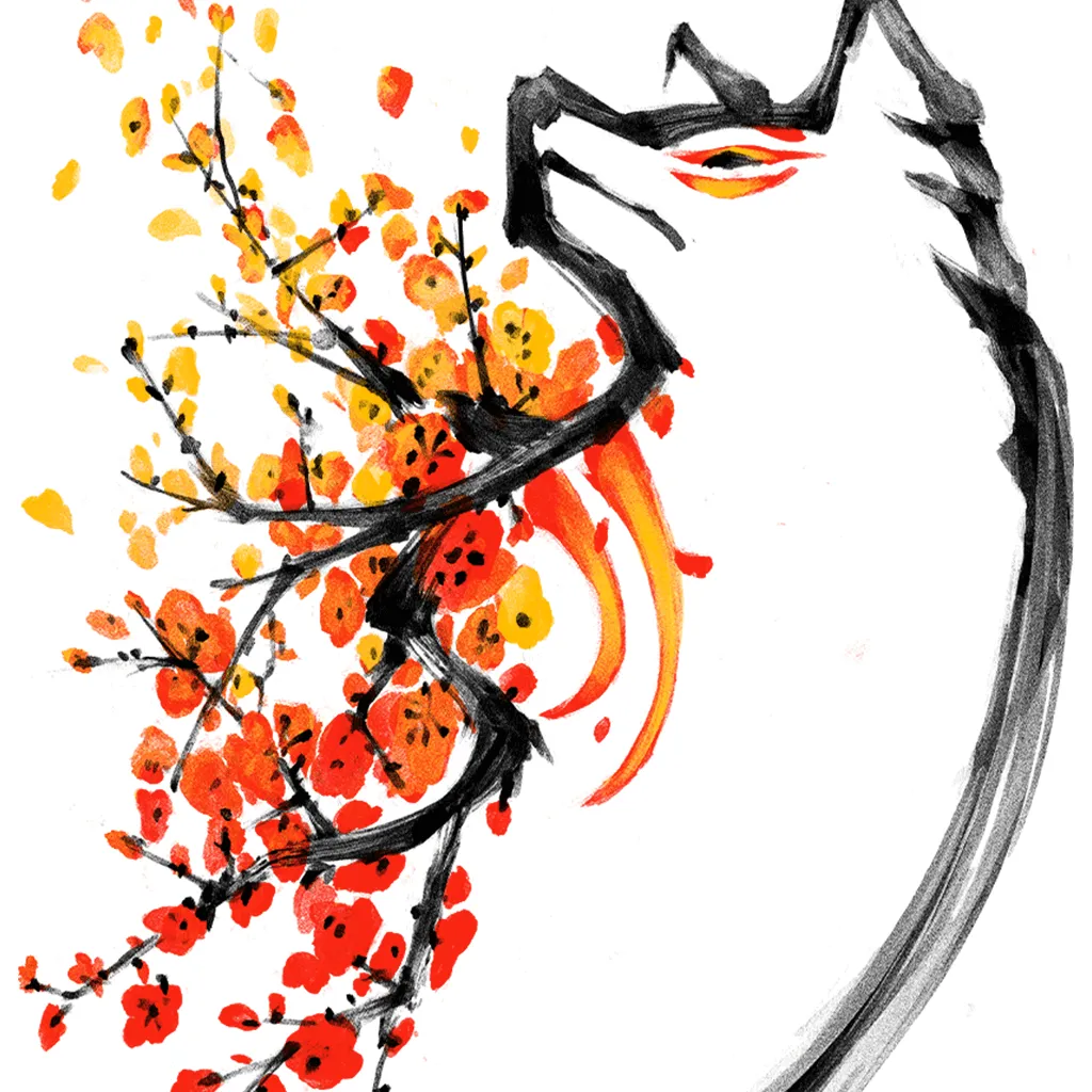 Painted Wolf sold by Fangamer