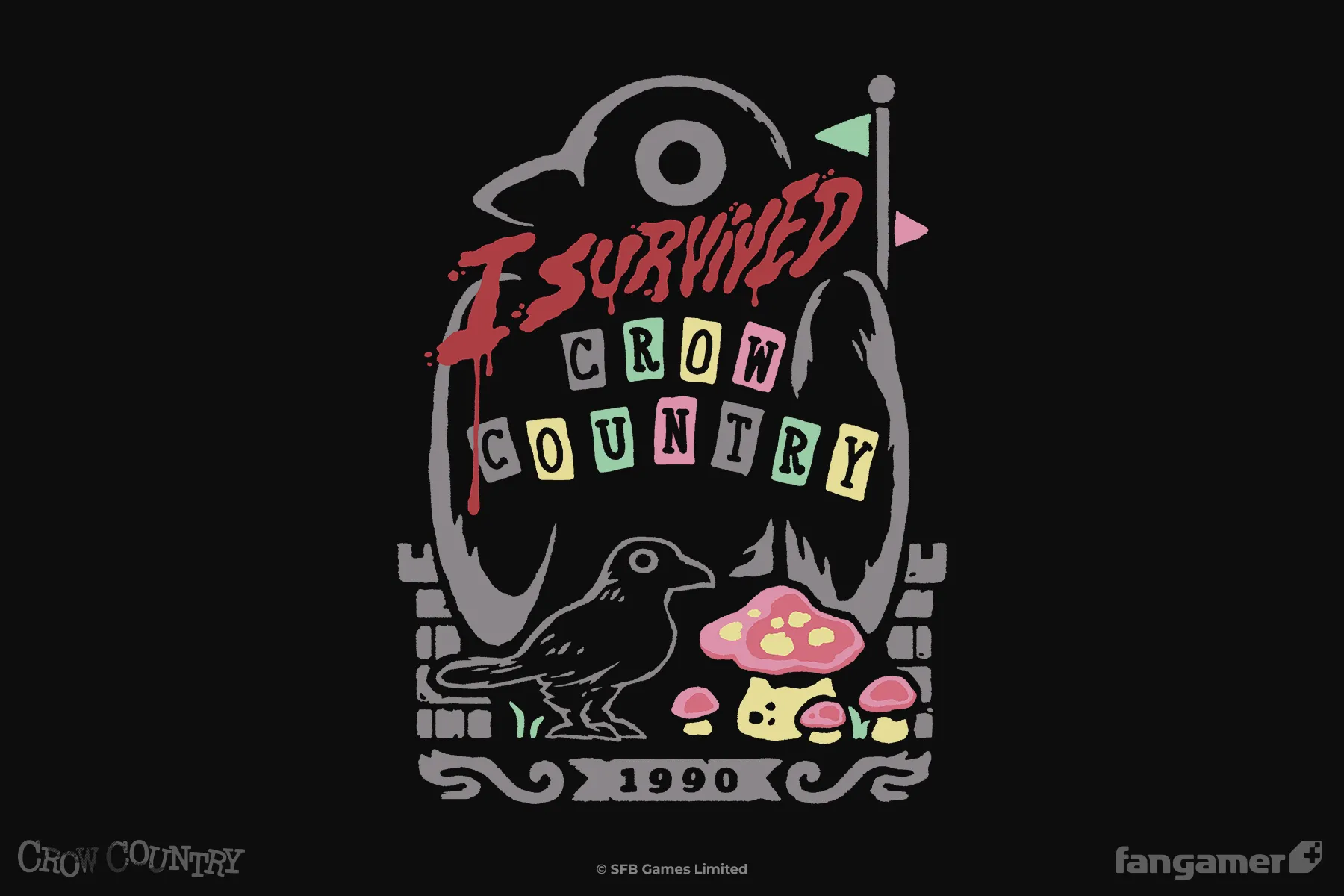I Survived Crow Country sold by Fangamer product image thumbnail 4
