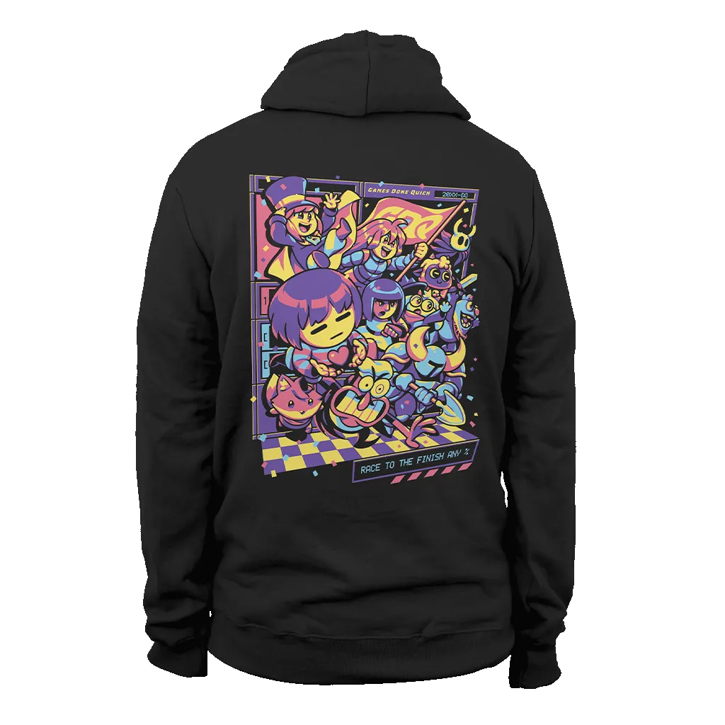 GDQ Race to the Finish Hoodie sold by Fangamer product image thumbnail 2