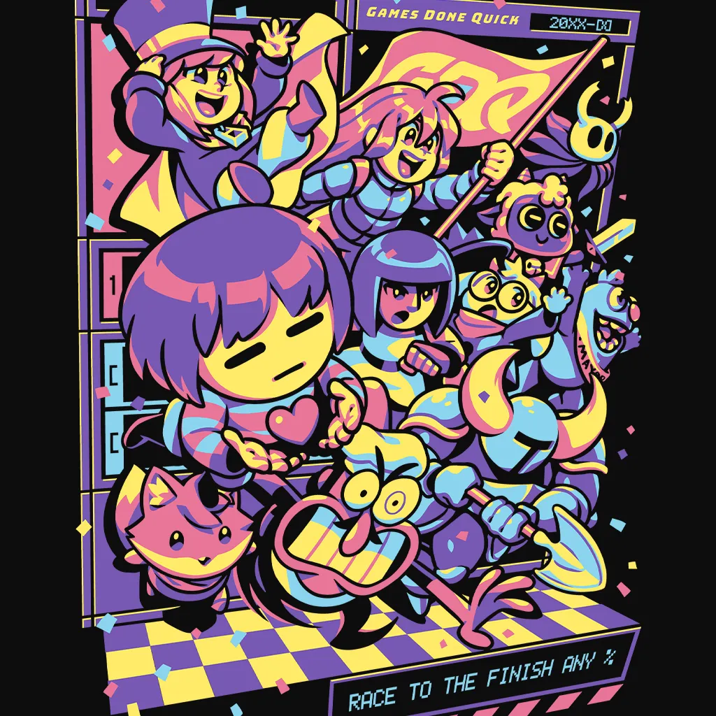 GDQ Race to the Finish Hoodie sold by Fangamer