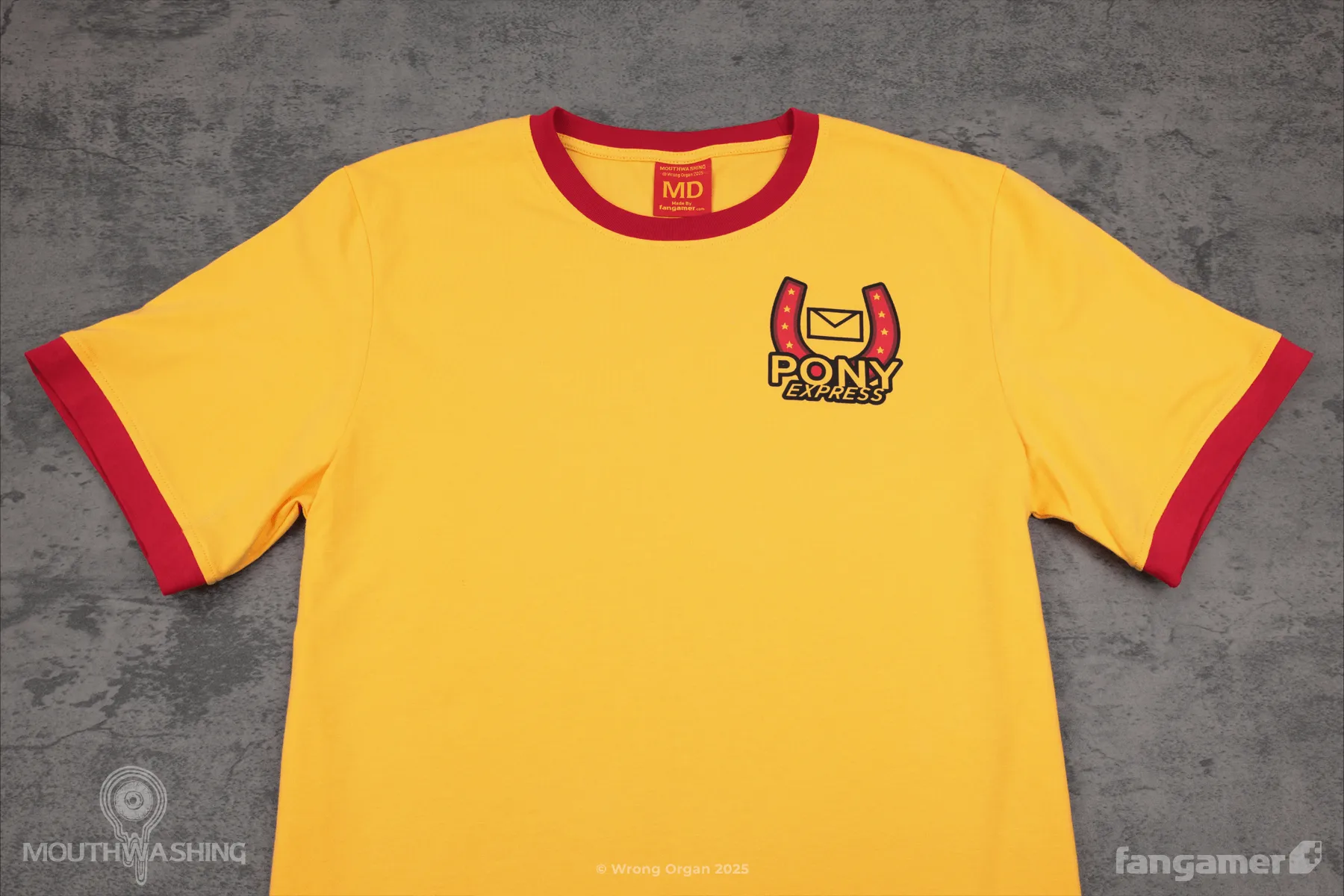 Pony Express Ringer T-Shirt sold by Fangamer product image thumbnail 5