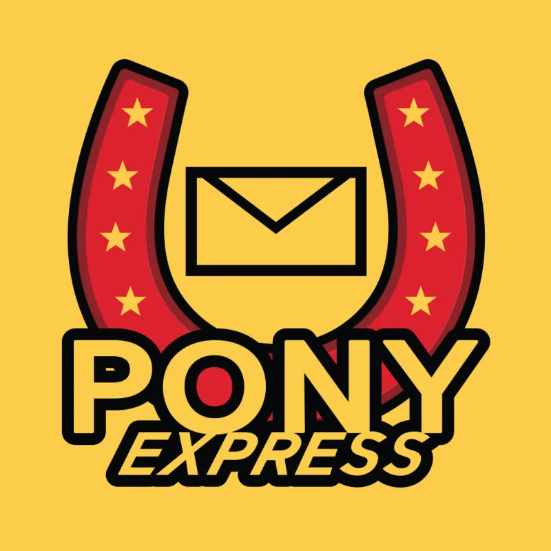 Pony Express Ringer T-Shirt made by Fangamer