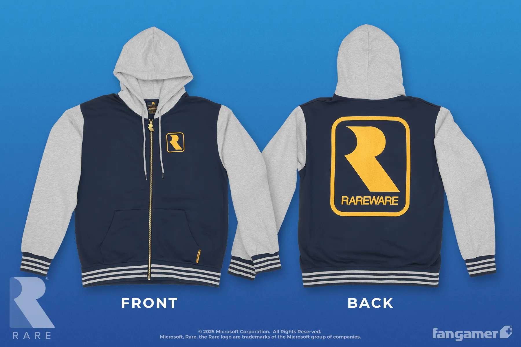 40th Anniversary Rareware Varsity Hoodie sold by Fangamer product image thumbnail 3