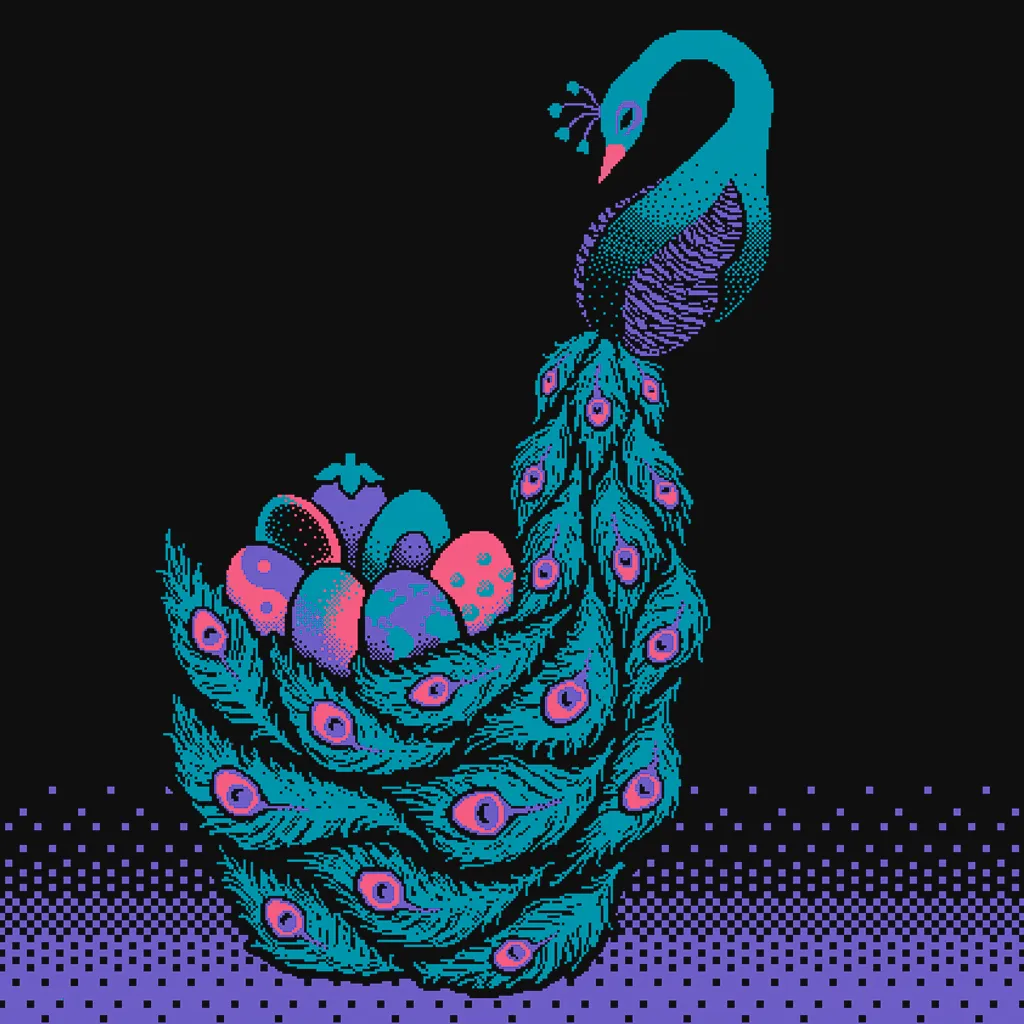 Peacock's Treasure Knit Sweater sold by Fangamer