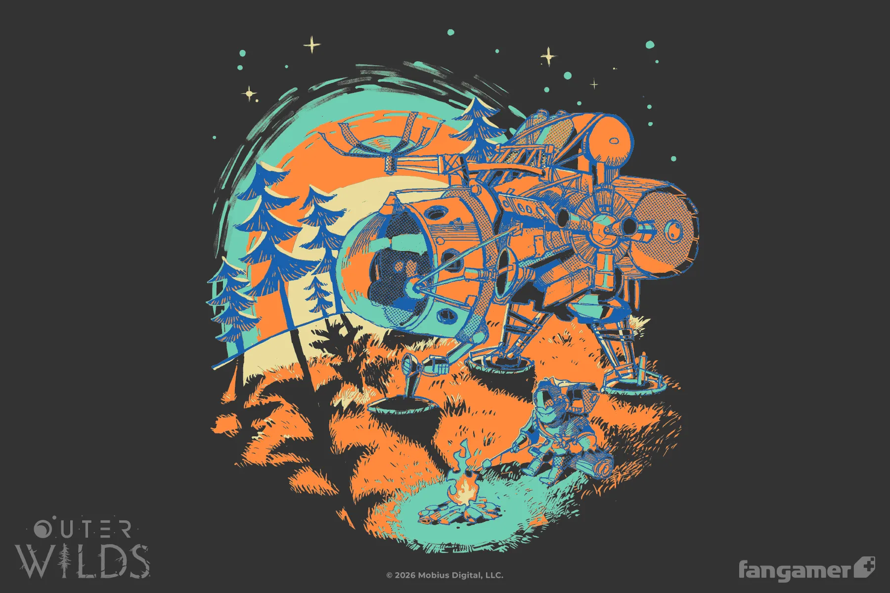 Campfire Hoodie sold by Fangamer product image thumbnail 4