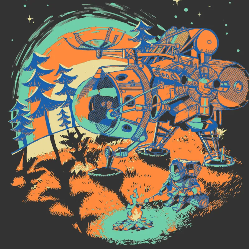 Campfire Hoodie made by Fangamer