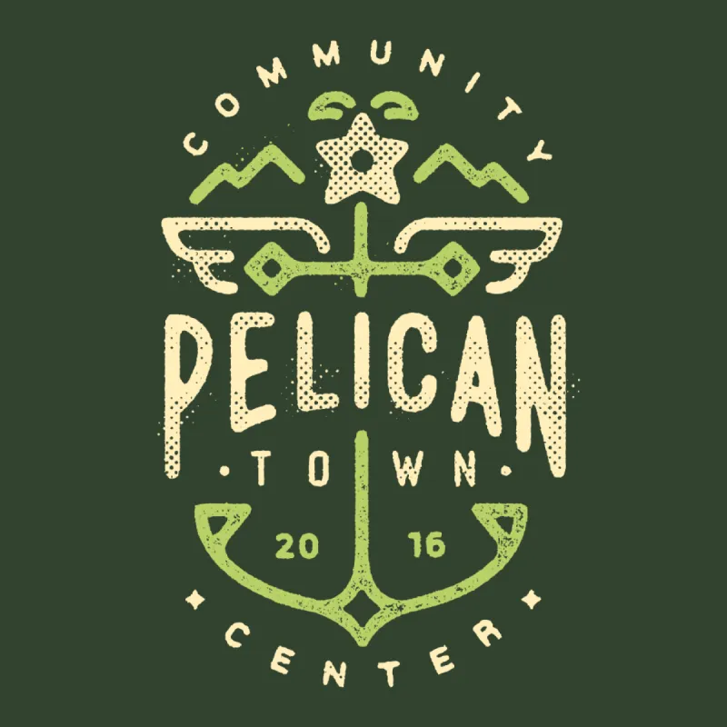 Pelican Town Community Center Hoodie sold by Fangamer