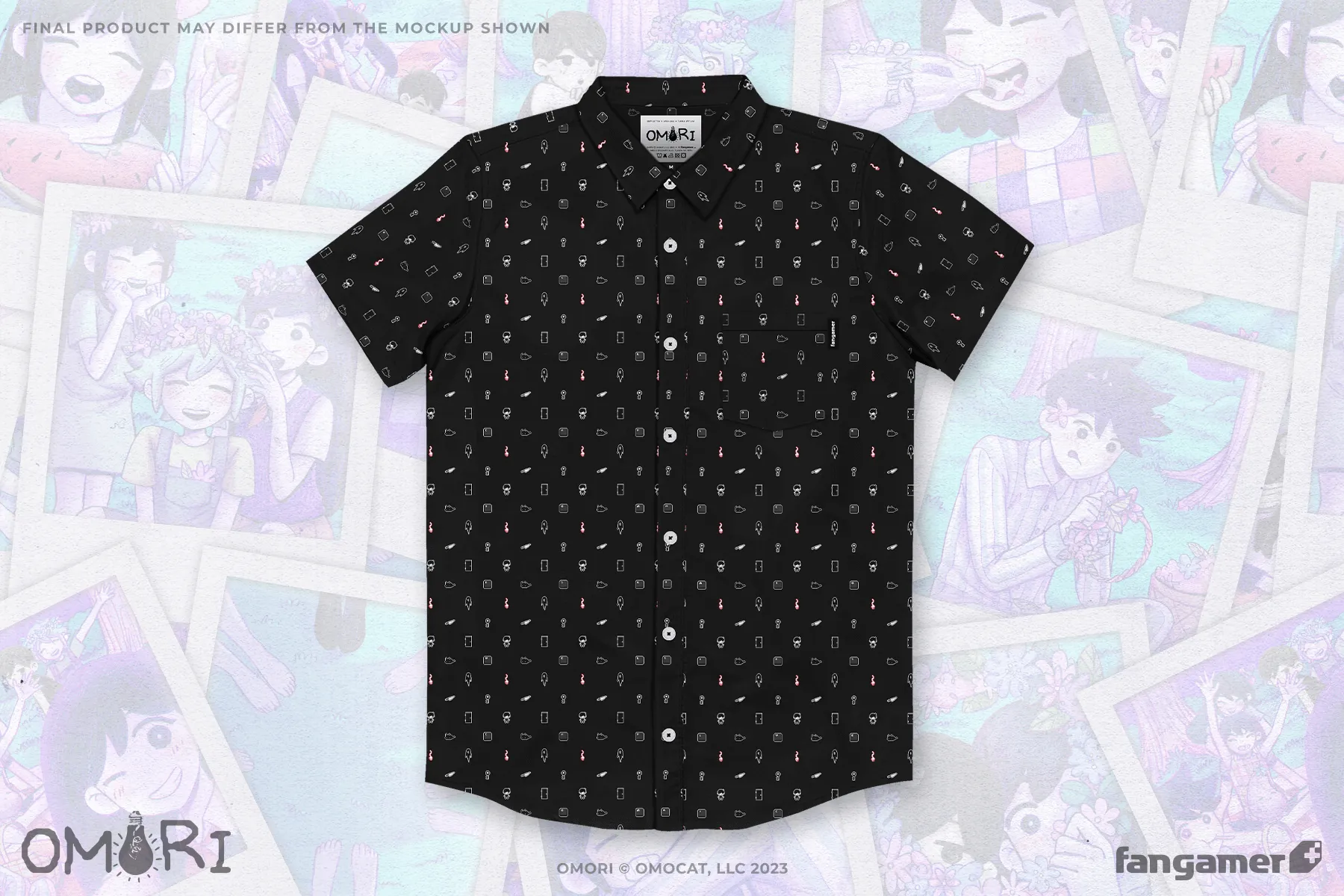 BLACK SPACE Button Up Shirt sold by Fangamer product image thumbnail 3