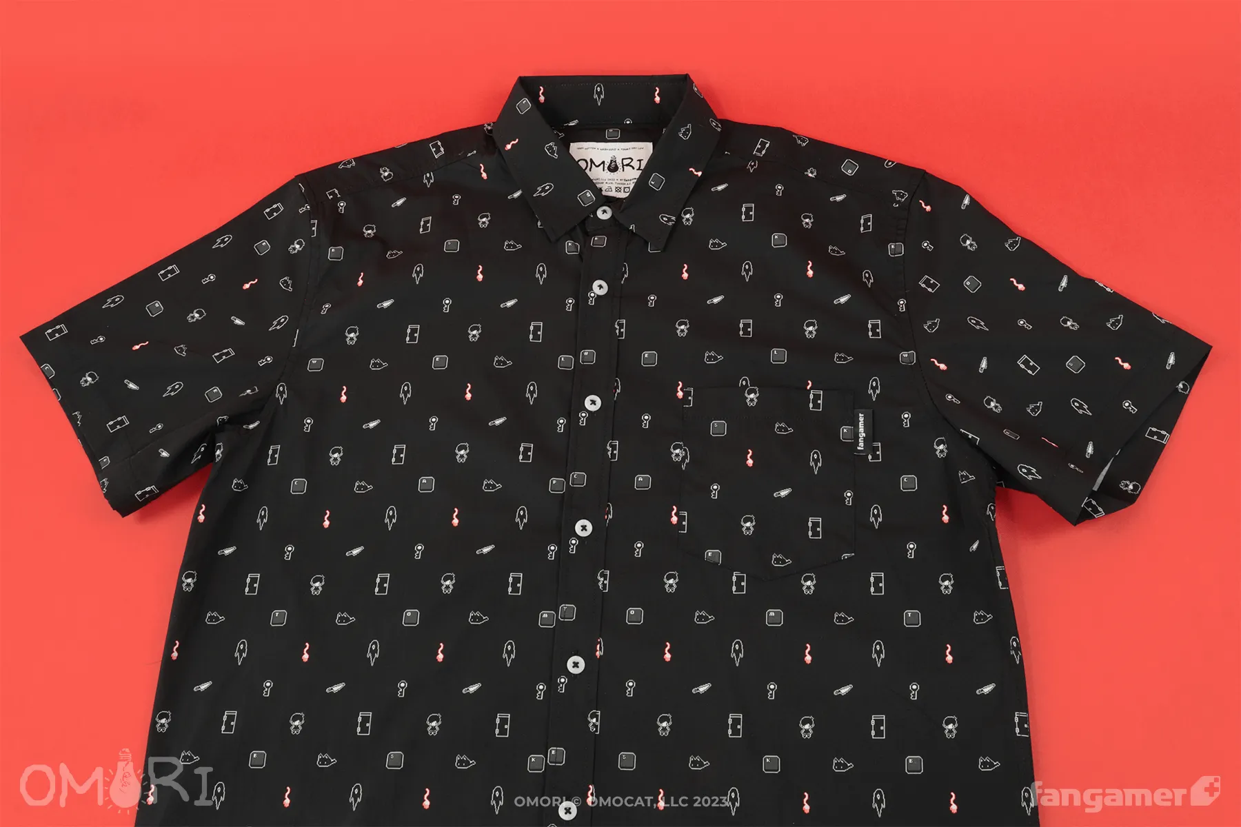 BLACK SPACE Button Up Shirt sold by Fangamer product image thumbnail 4