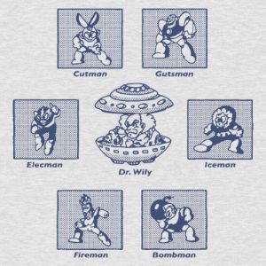 Robot Masters sold by Fangamer