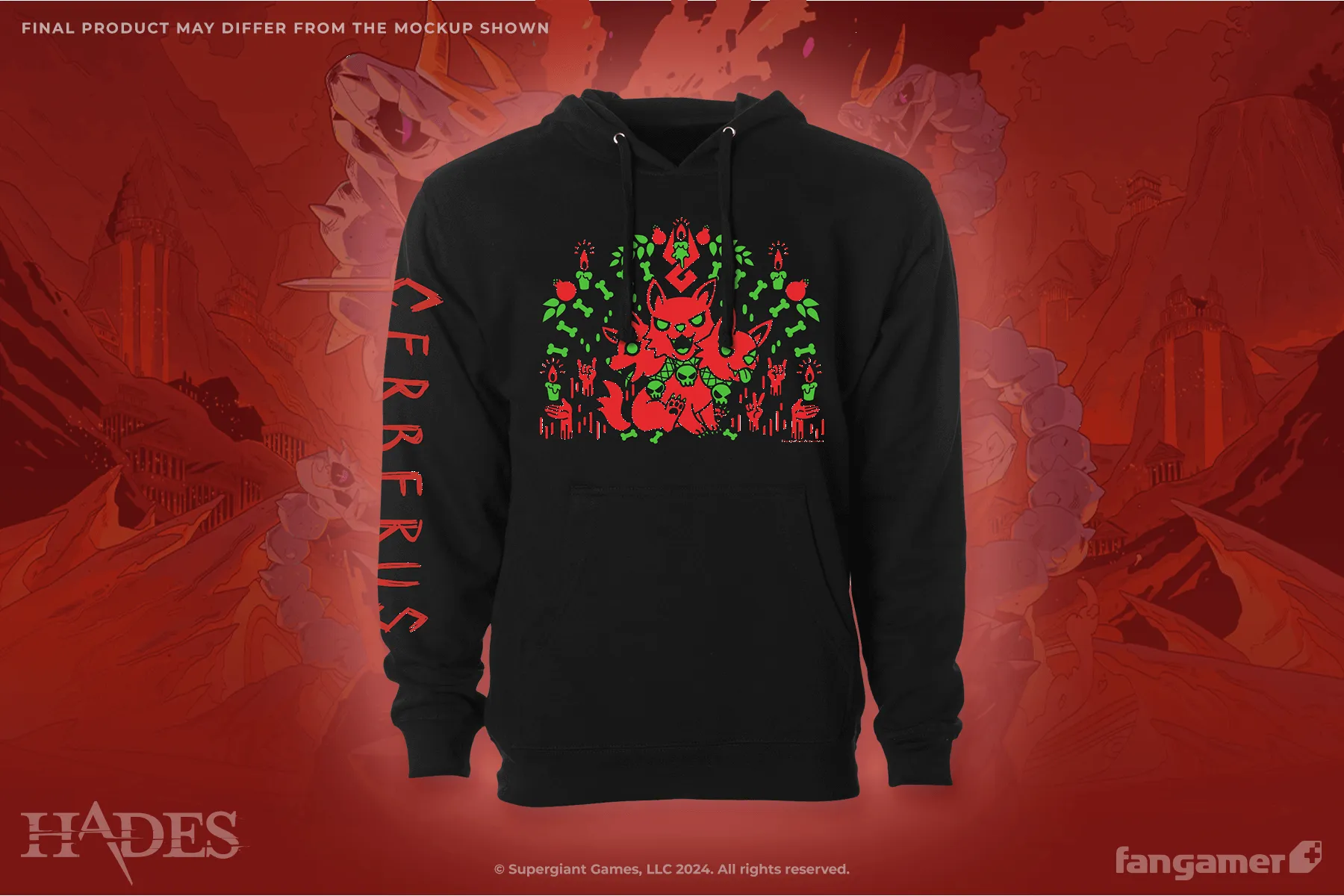 Three-Headed Good Boy Hoodie sold by Fangamer product image thumbnail 3