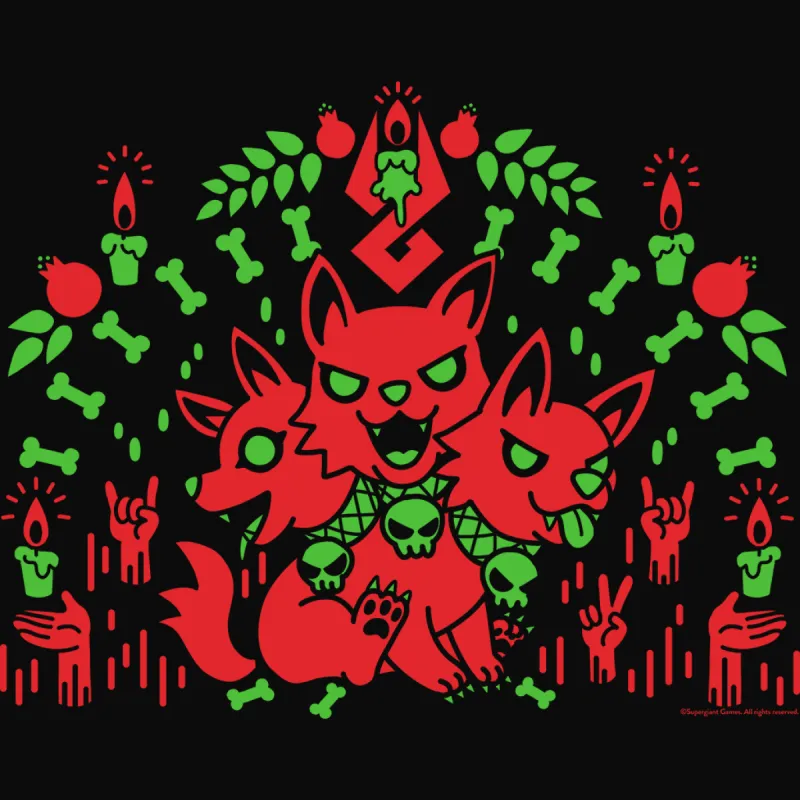 Three-Headed Good Boy Hoodie sold by Fangamer