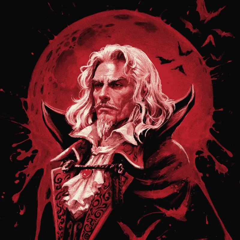 Crimson Eclipse Long-Sleeved Shirt sold by Fangamer