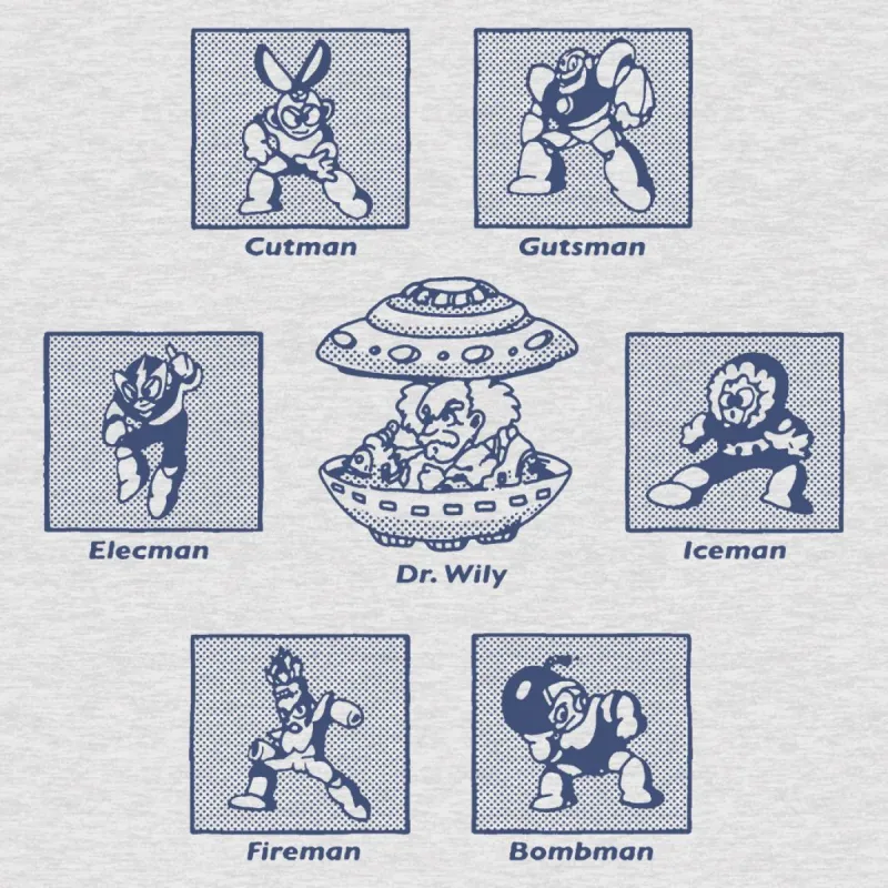 Robot Masters sold by Fangamer
